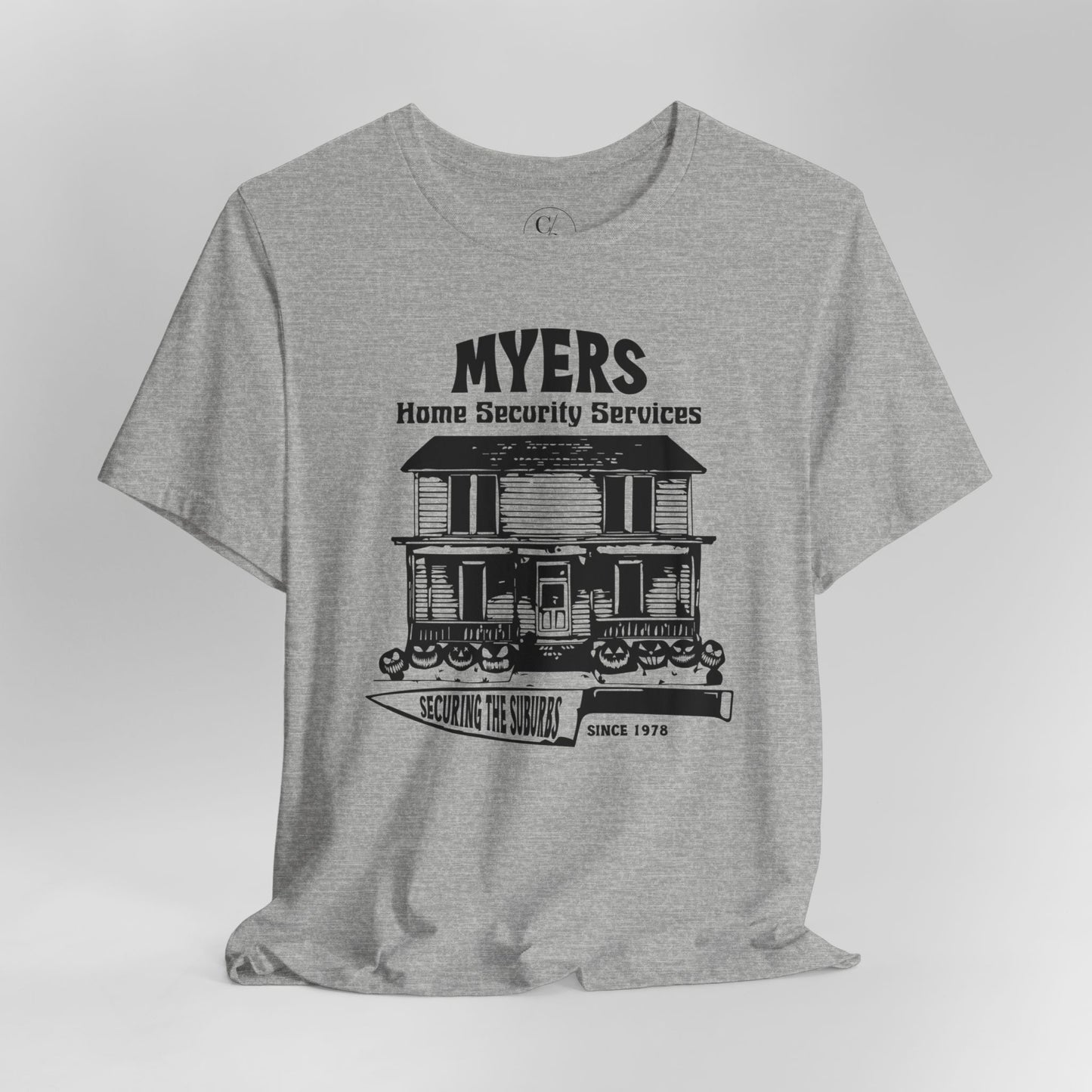 Myers Home Security Services - Unisex Jersey Short Sleeve Tee