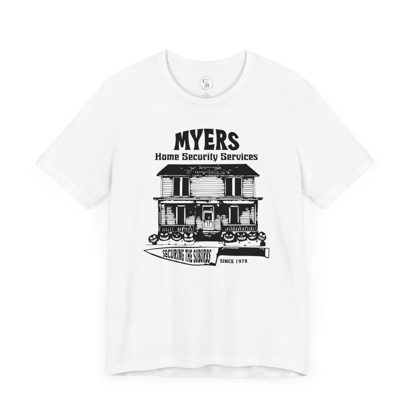 Myers Home Security Services - Unisex Jersey Short Sleeve Tee
