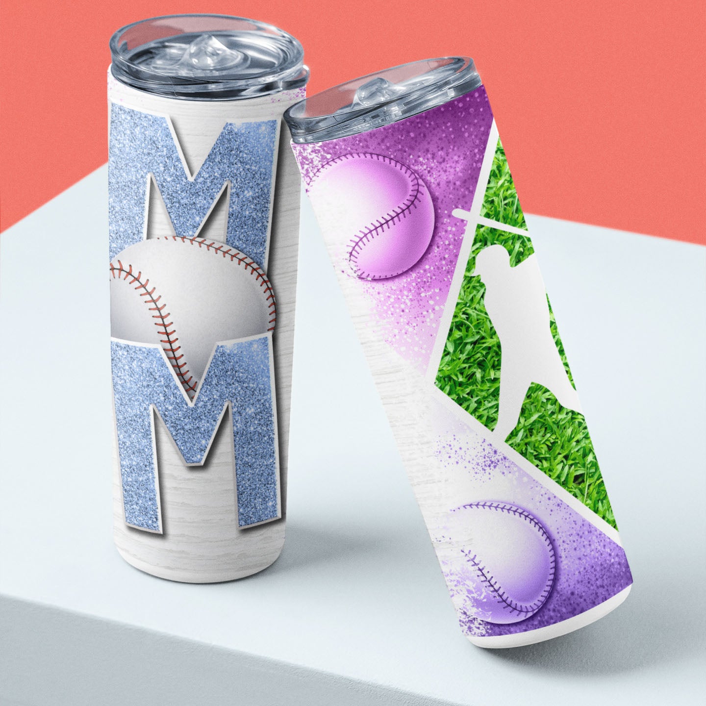 Sports Mom - 20oz Skinny Tumbler