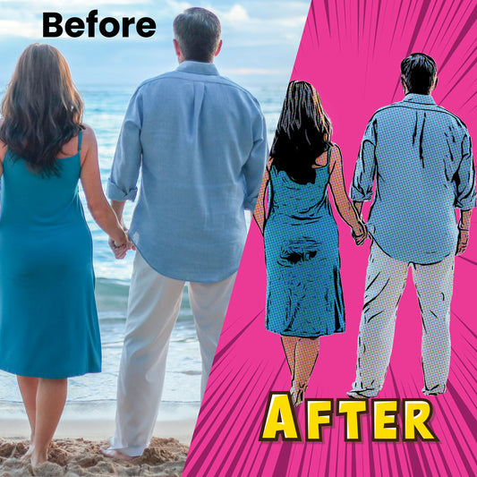 Personalized Comic Velveteen Plush Blanket