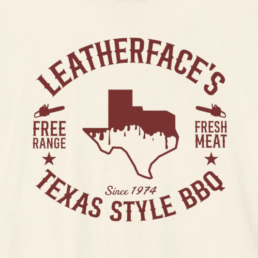 Leatherface's Texas Style BBQ - Unisex Short Sleeve Tee