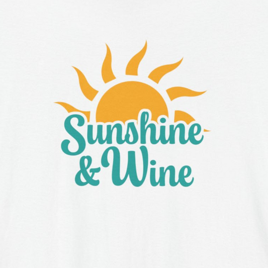 Sunshine & Wine - Unisex Short Sleeve Tee