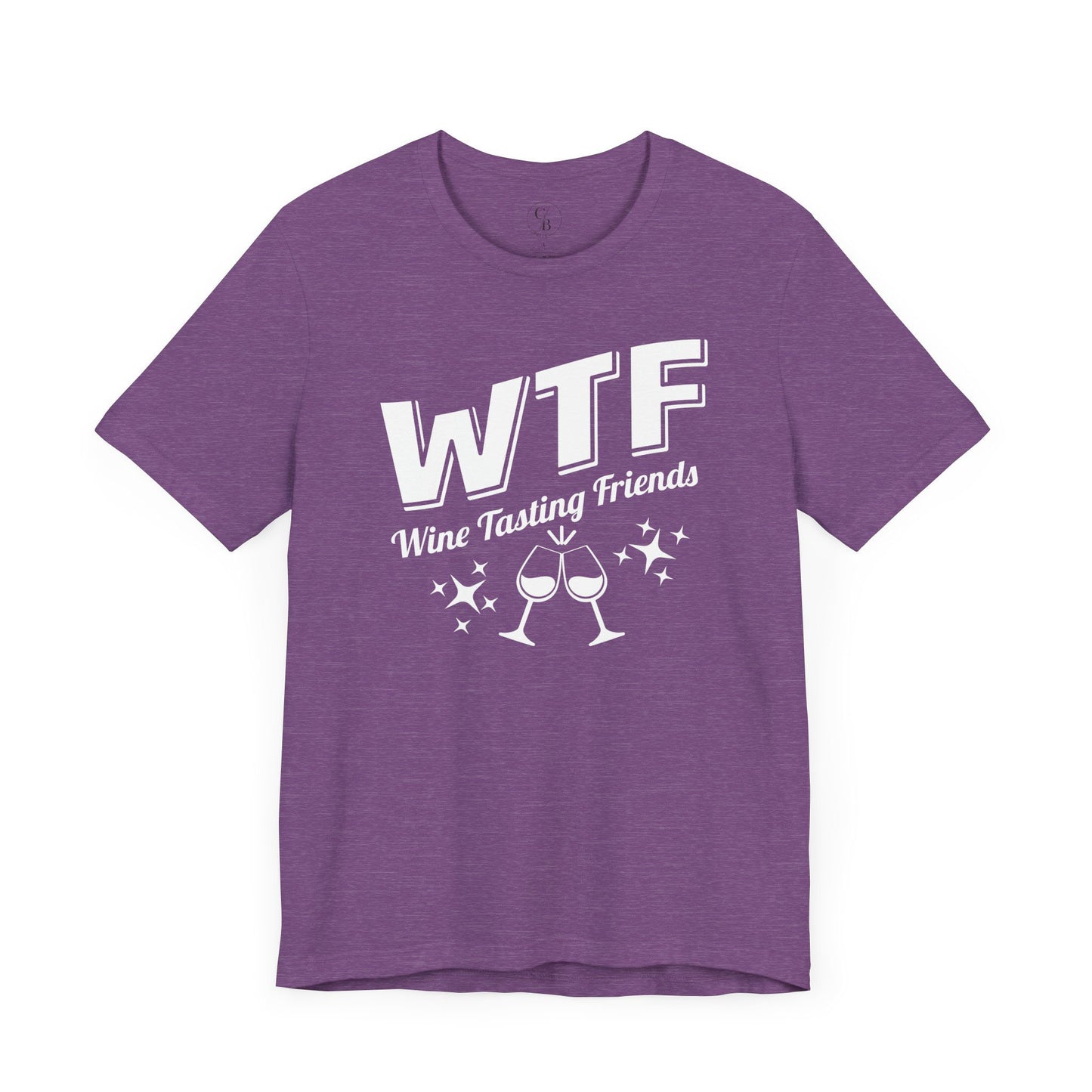 WTF - Wine Tasting Friends - Unisex Short Sleeve Tee