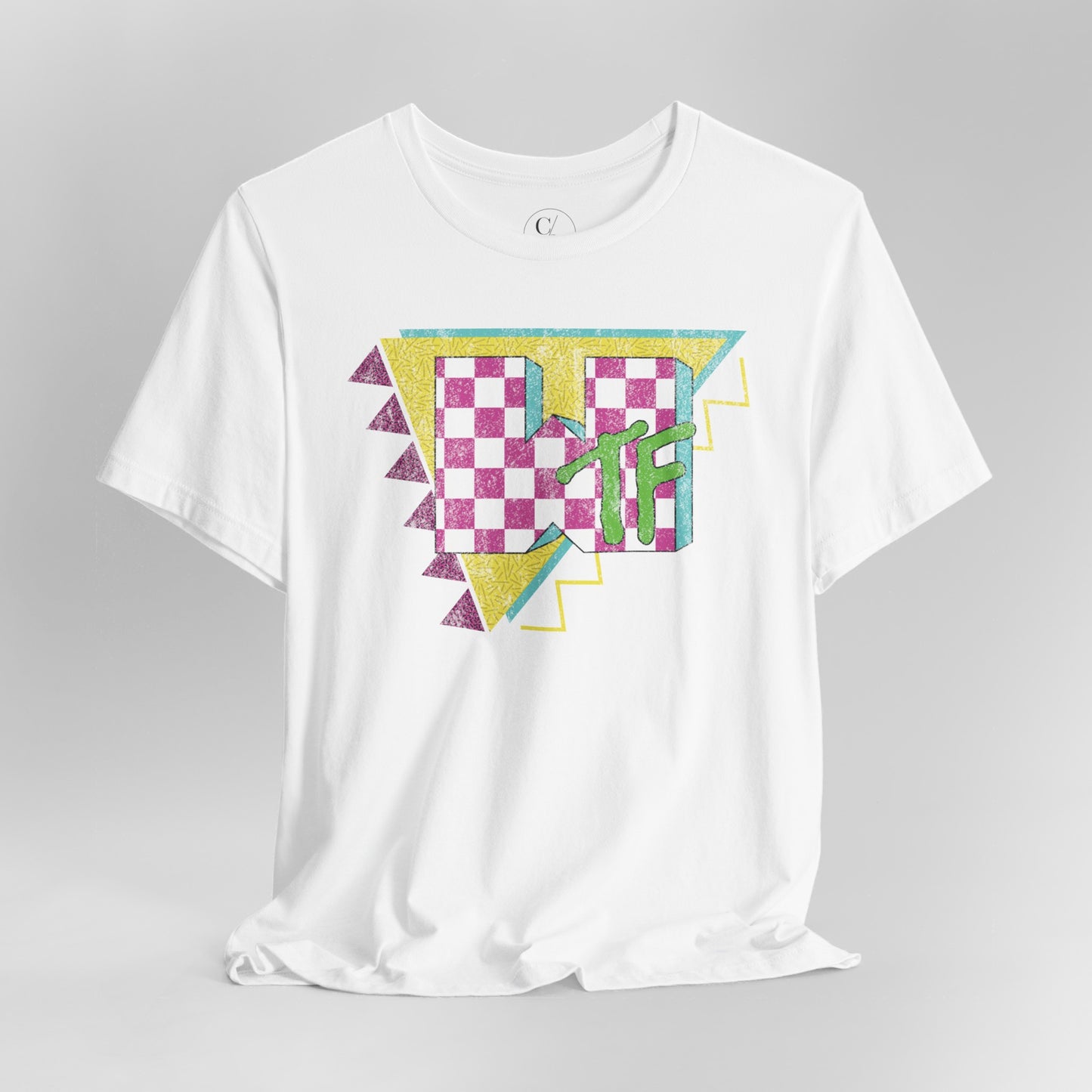 WTF Retro Logo - Unisex Jersey Short Sleeve Tee