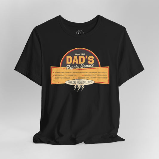 Dad's Repair Service - Unisex Jersey Short Sleeve Tee