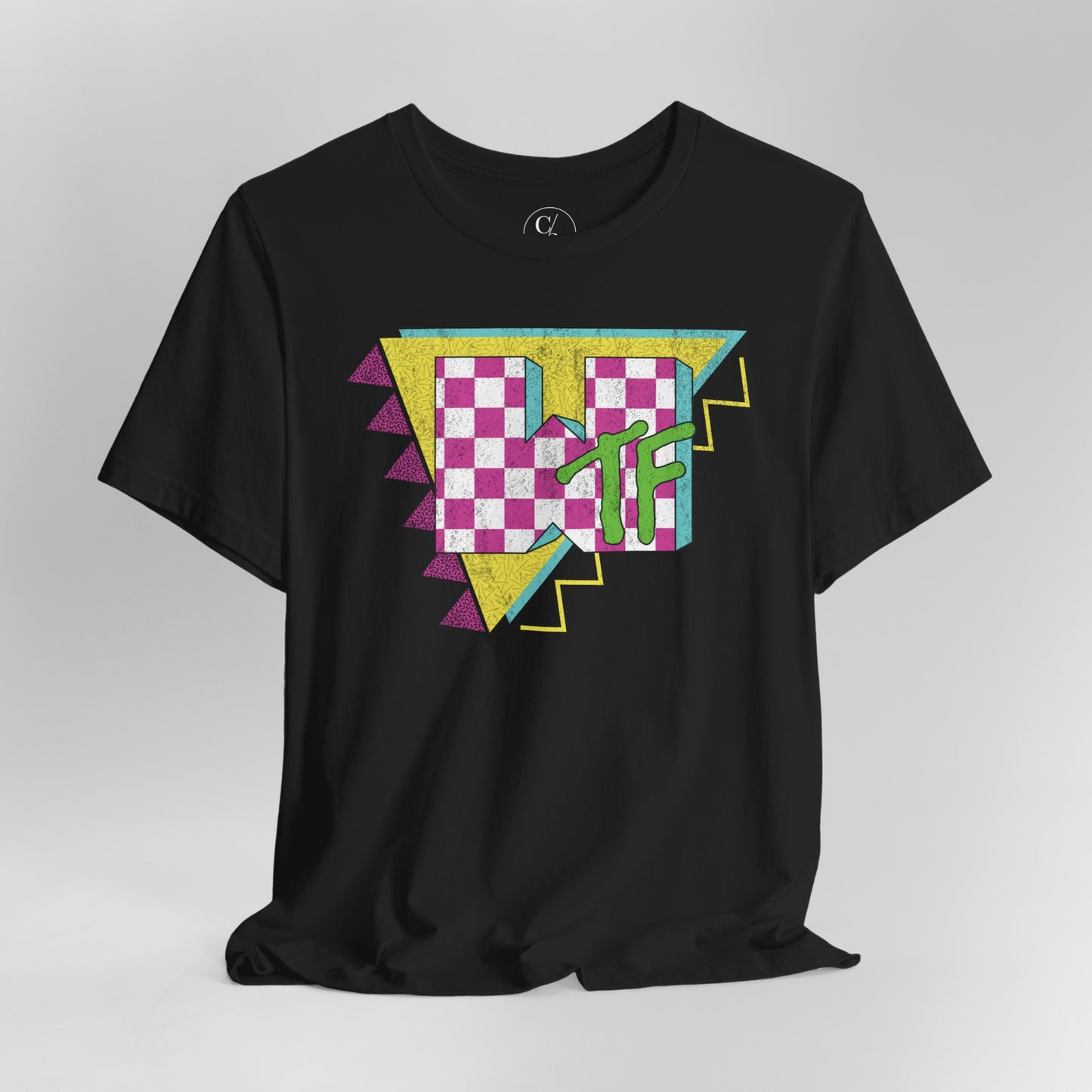 WTF Retro Logo - Unisex Jersey Short Sleeve Tee