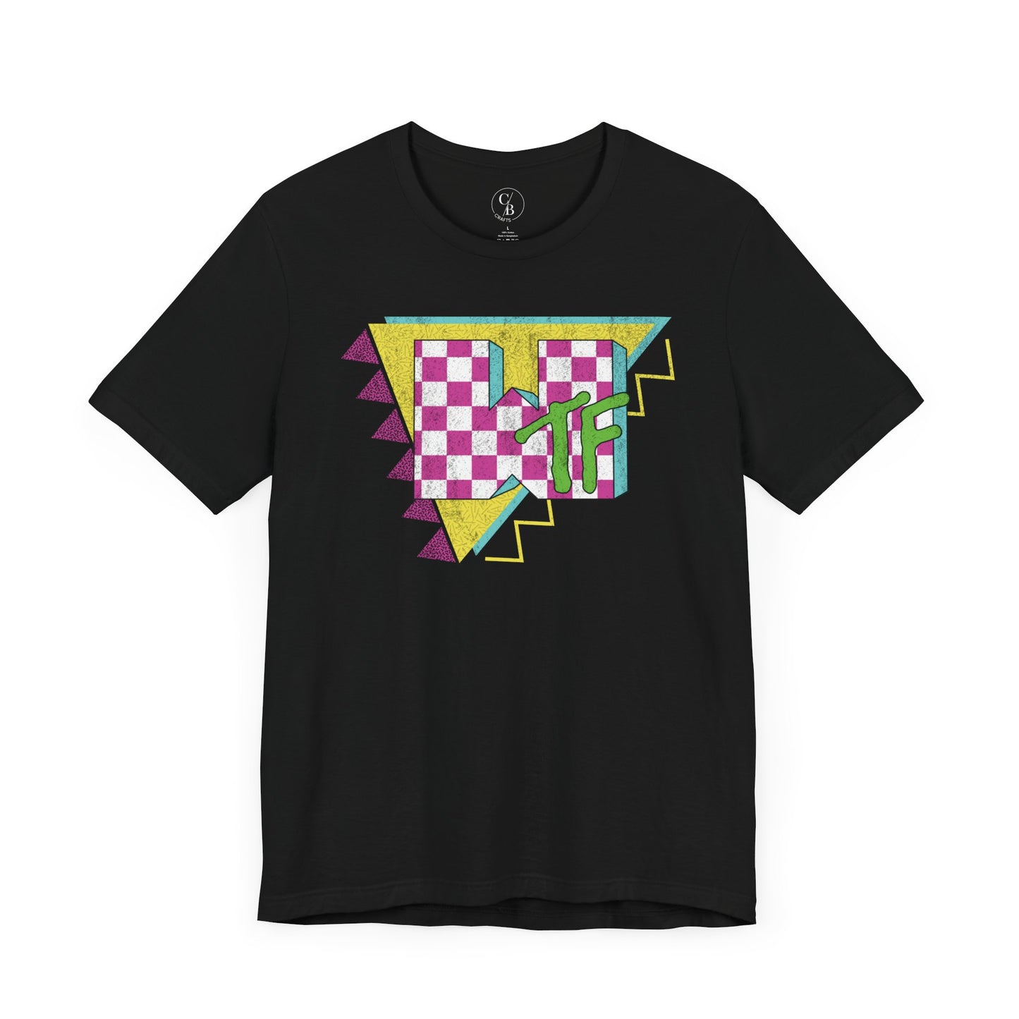 WTF Retro Logo - Unisex Jersey Short Sleeve Tee