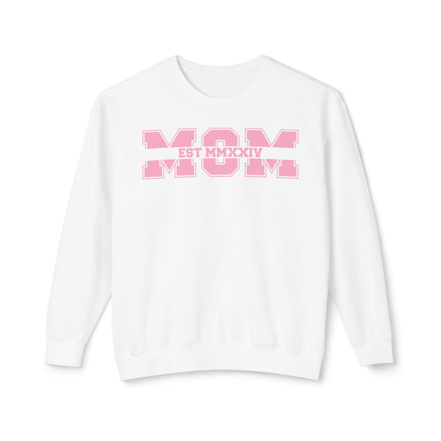 Mom Personalized Unisex Lightweight Crewneck Sweatshirt