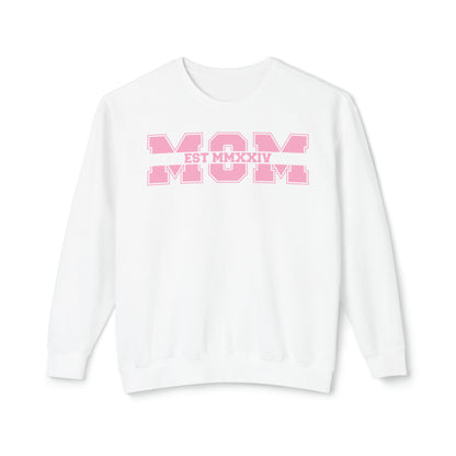 Mom Personalized Unisex Lightweight Crewneck Sweatshirt