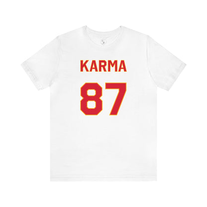 Karma 87 Boyfriend Crewneck Short Sleeve Tee