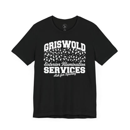 Griswold Exterior Illumination Services - Unisex Jersey Short Sleeve Tee