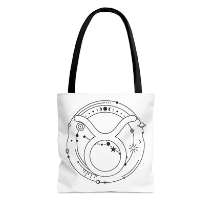 Taurus Zodiac Symbol - Tote Bag