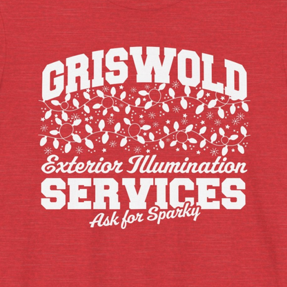 Griswold Exterior Illumination Services - Unisex Jersey Short Sleeve Tee