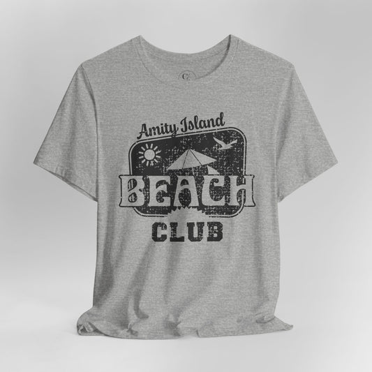 Amity Island Beach Club - Unisex Jersey Short Sleeve Tee