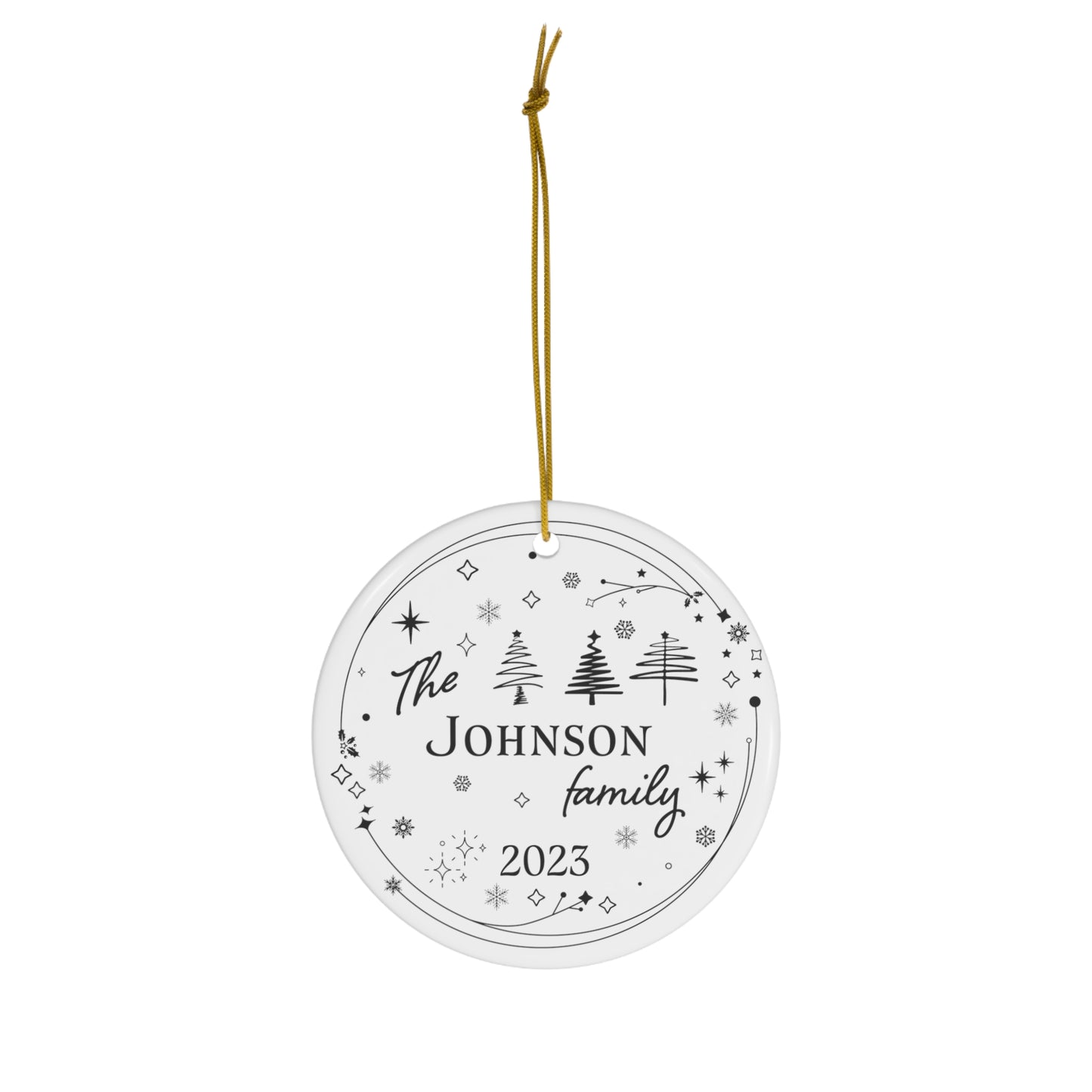 Personalized Family Ornament