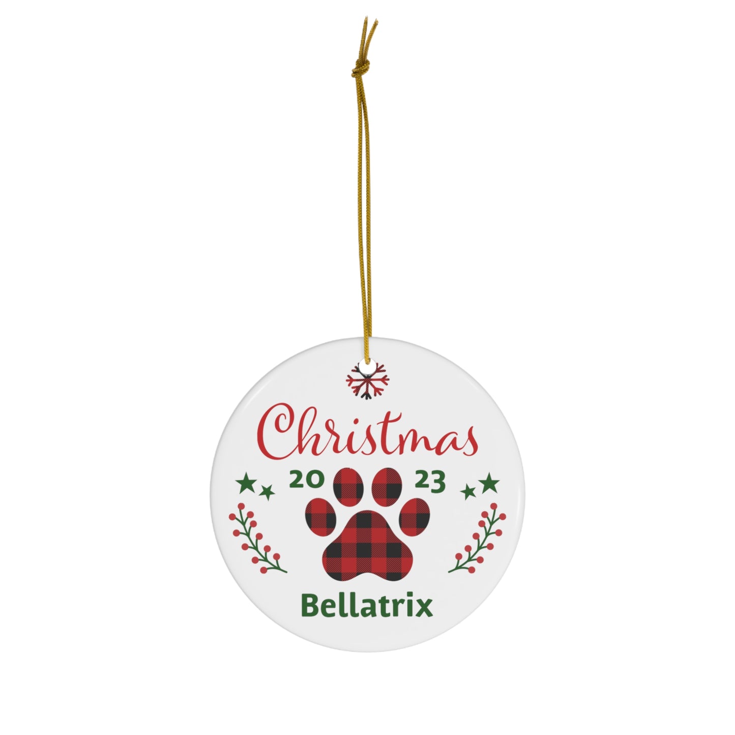 Personalized Pet Ornament