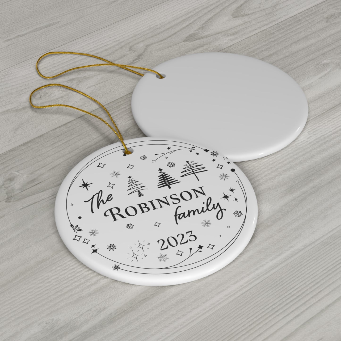 Personalized Family Ornament