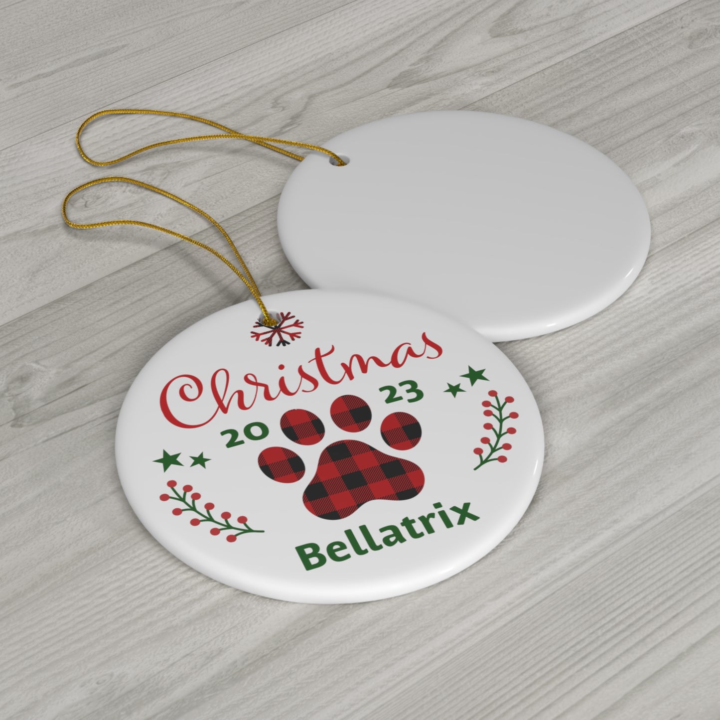 Personalized Pet Ornament