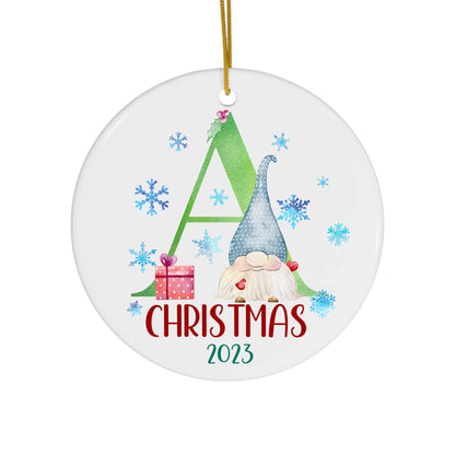 Lettered Christmas Ornament