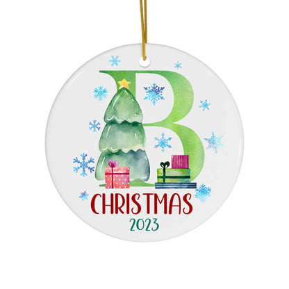 Lettered Christmas Ornament