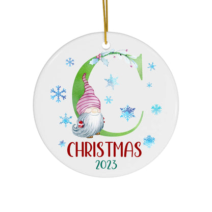 Lettered Christmas Ornament