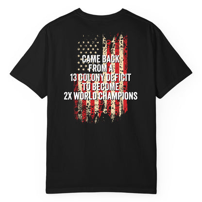 USA 2X World Champions - Unisex Short Sleeve Tee