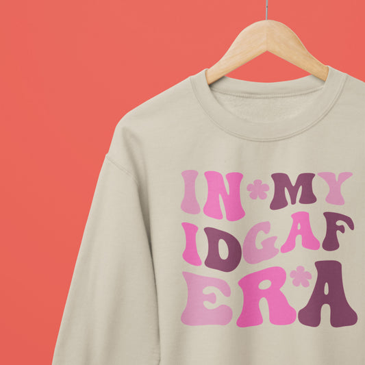 In My IDGAF Era - Unisex Heavy Blend™ Crewneck Sweatshirt