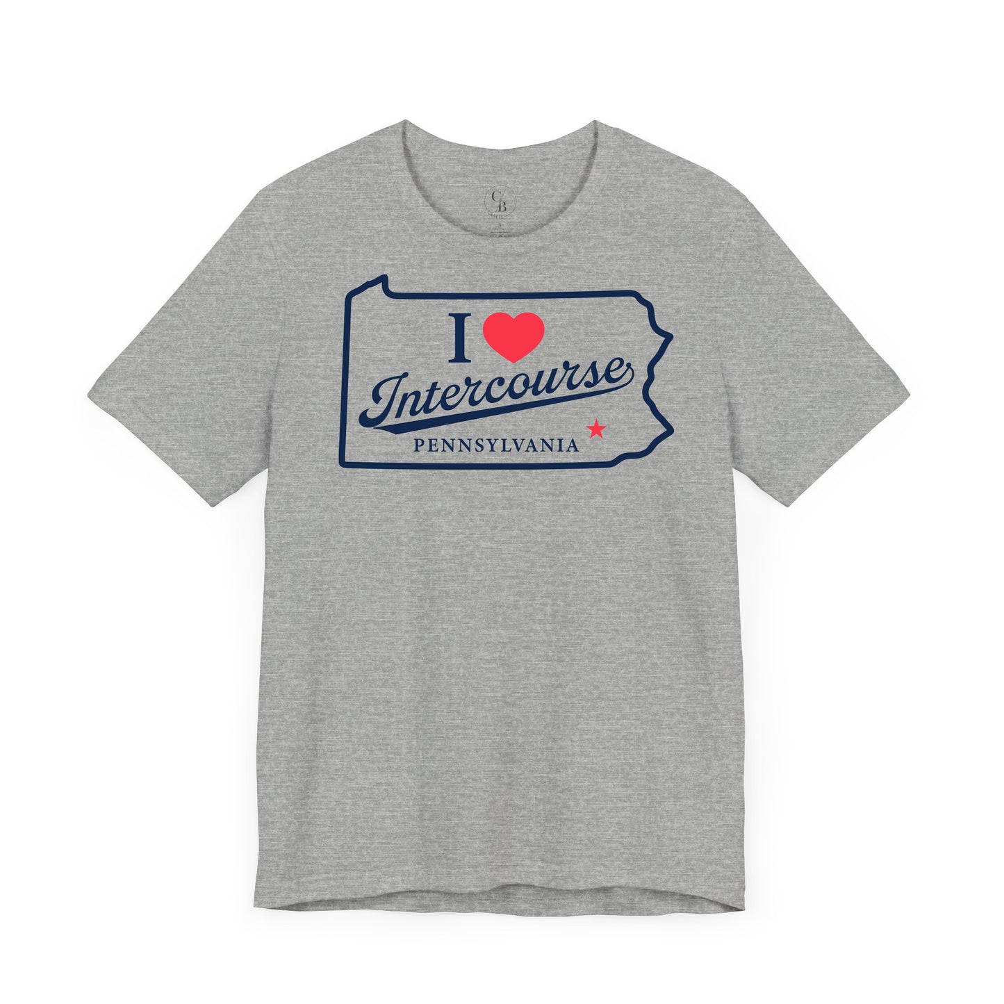 I Love Intercourse PA - Unisex Jersey Short Sleeve Tee