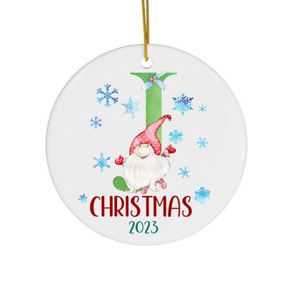 Lettered Christmas Ornament