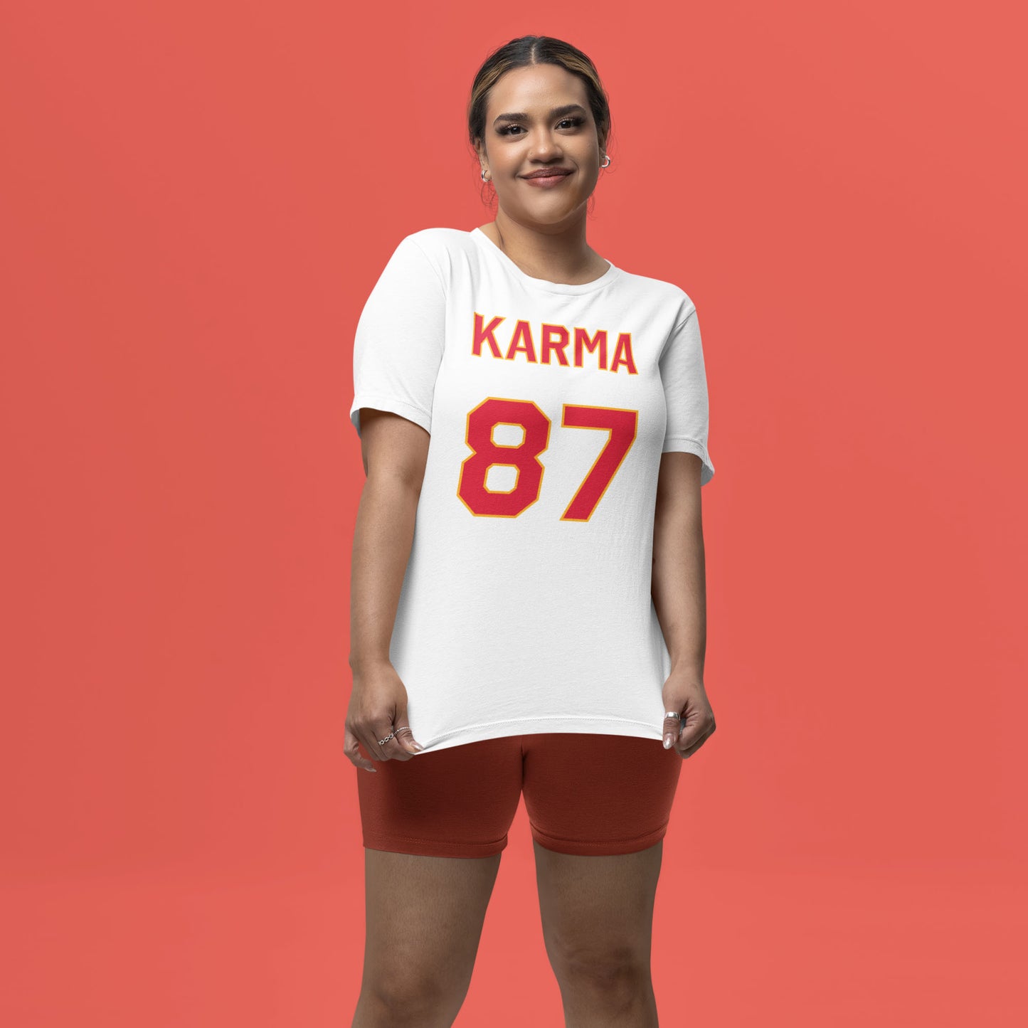 Karma 87 Boyfriend Crewneck Short Sleeve Tee