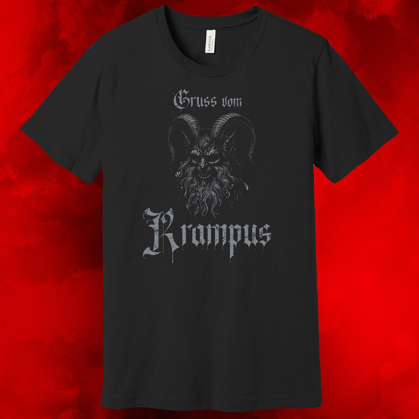 Gruss Vom Krampus - Unisex Jersey Shirt Sleeve Tee