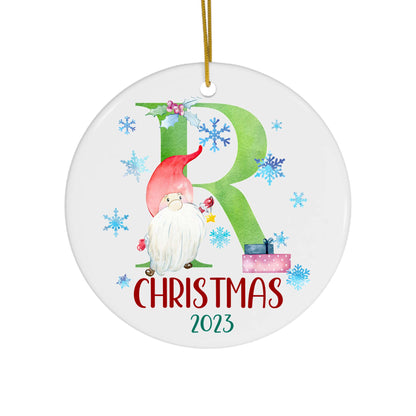 Lettered Christmas Ornament