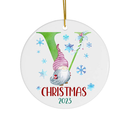 Lettered Christmas Ornament