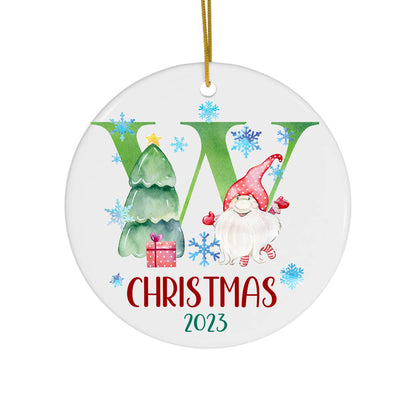 Lettered Christmas Ornament