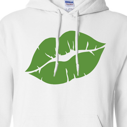 Green Lips St. Patrick Day Unisex Heavy Hooded Sweatshirt