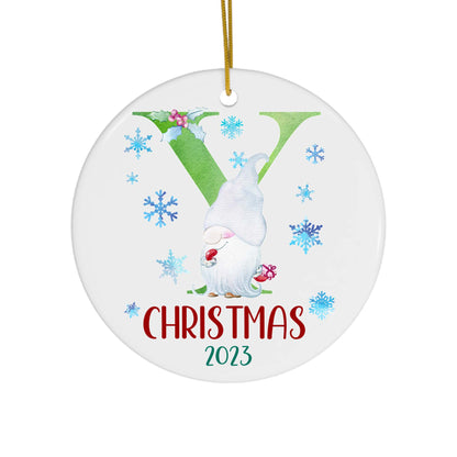 Lettered Christmas Ornament