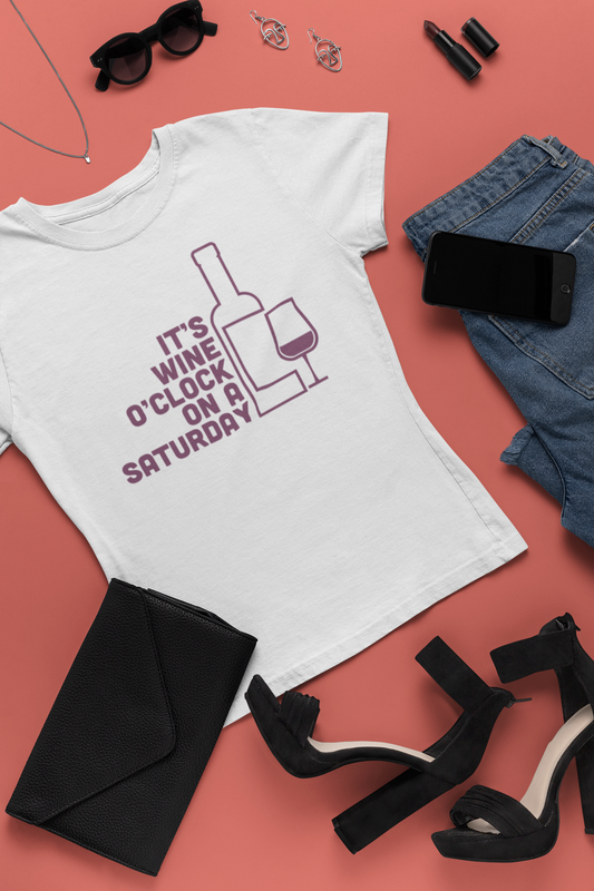 It's Wine O'Clock on a Saturday - Women's Triblend Tee