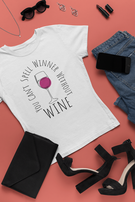 You Can't Spell 'Winner' Without Wine - Women's Triblend Tee