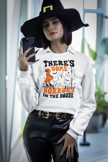 There's Some Horrors in the House - Unisex Heavy Blend™ Crewneck Sweatshirt