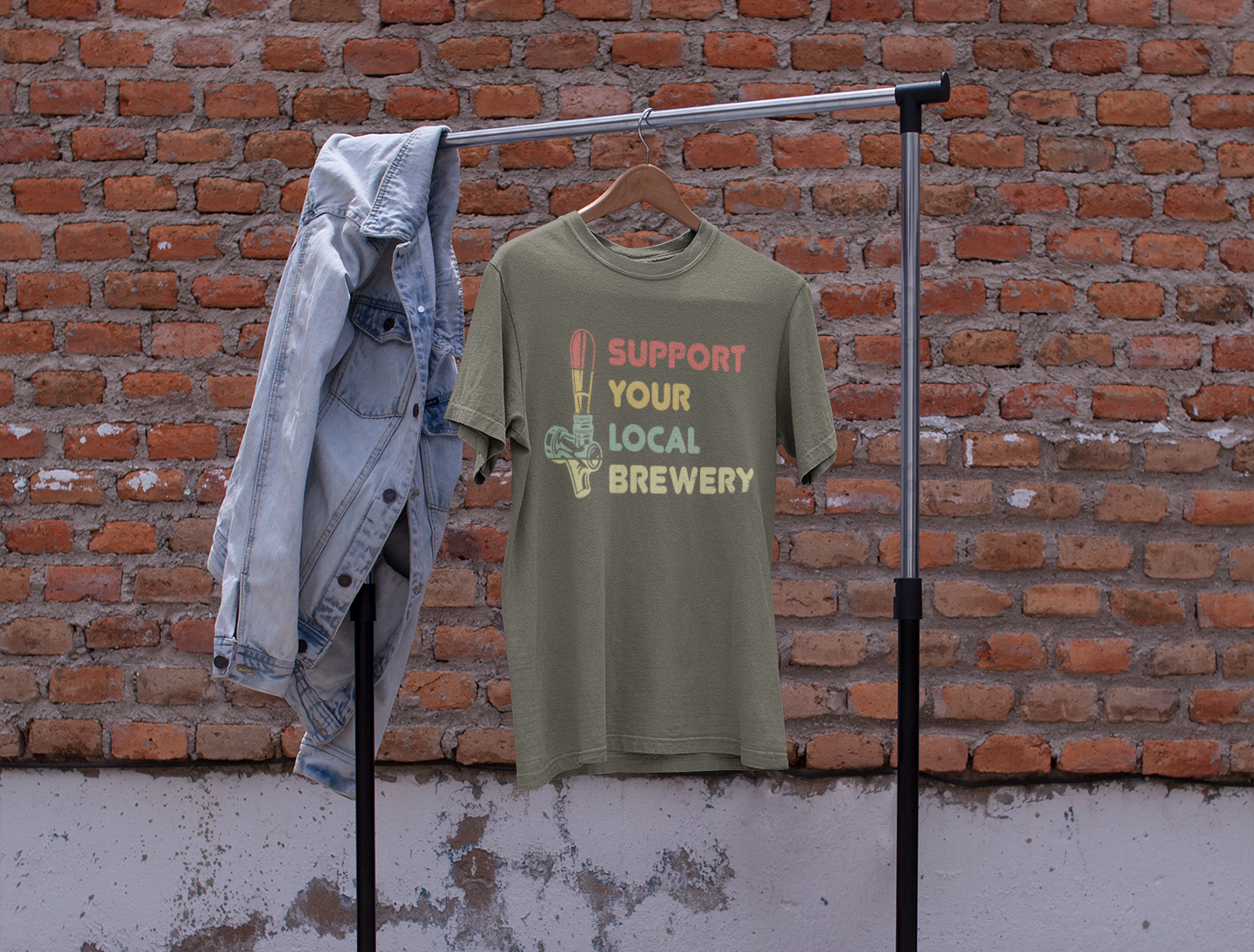 Support Your Local Brewery - Unisex Jersey Short Sleeve Tee