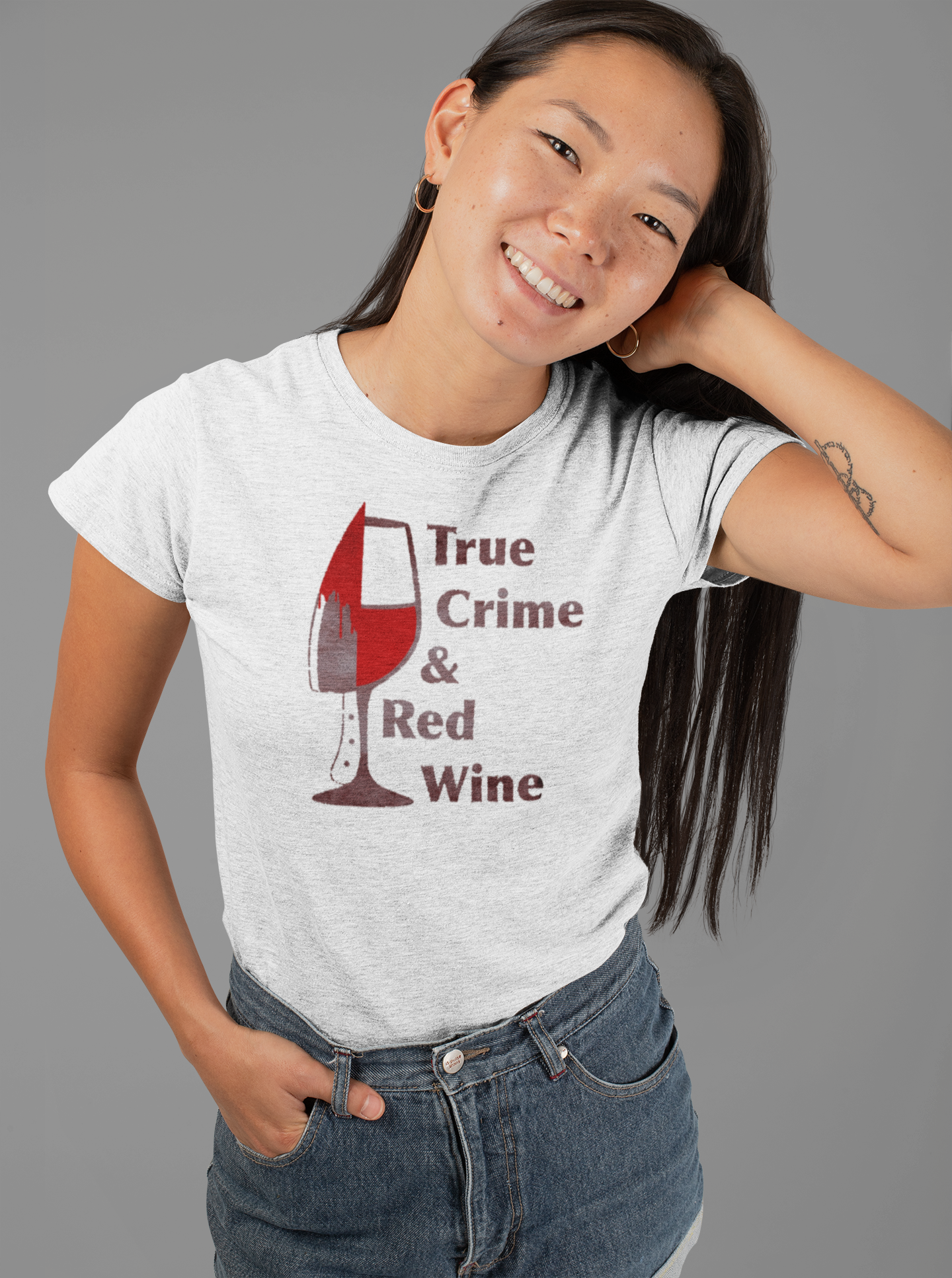 True Crime and Red Wine - Women's Triblend Tee
