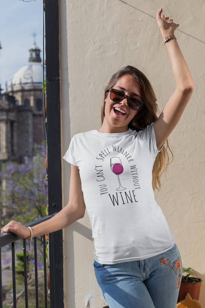 You Can't Spell 'Winner' Without Wine - Women's Triblend Tee