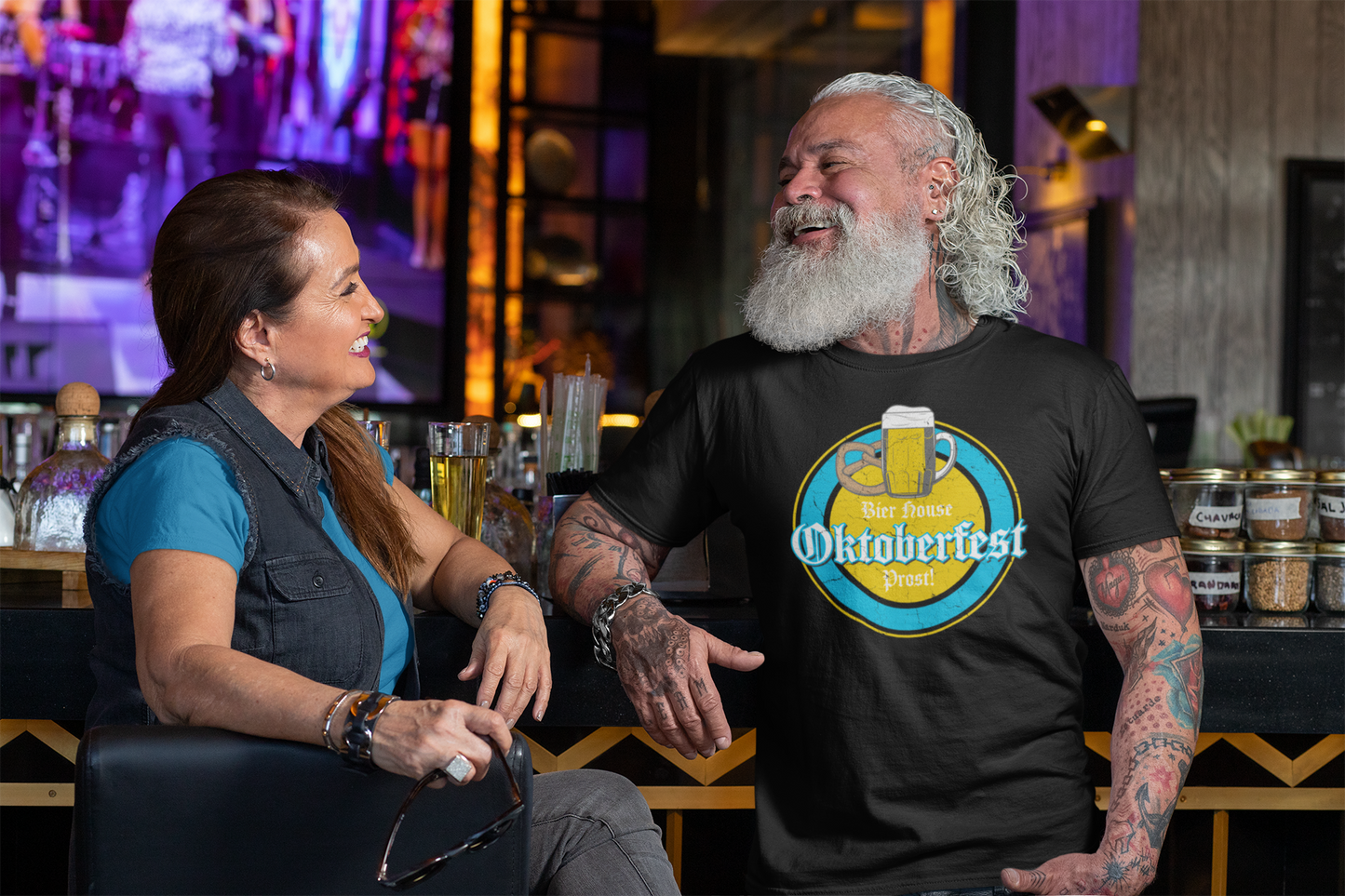 Retro Oktoberfest Unisex Jersey Short Sleeve Tee