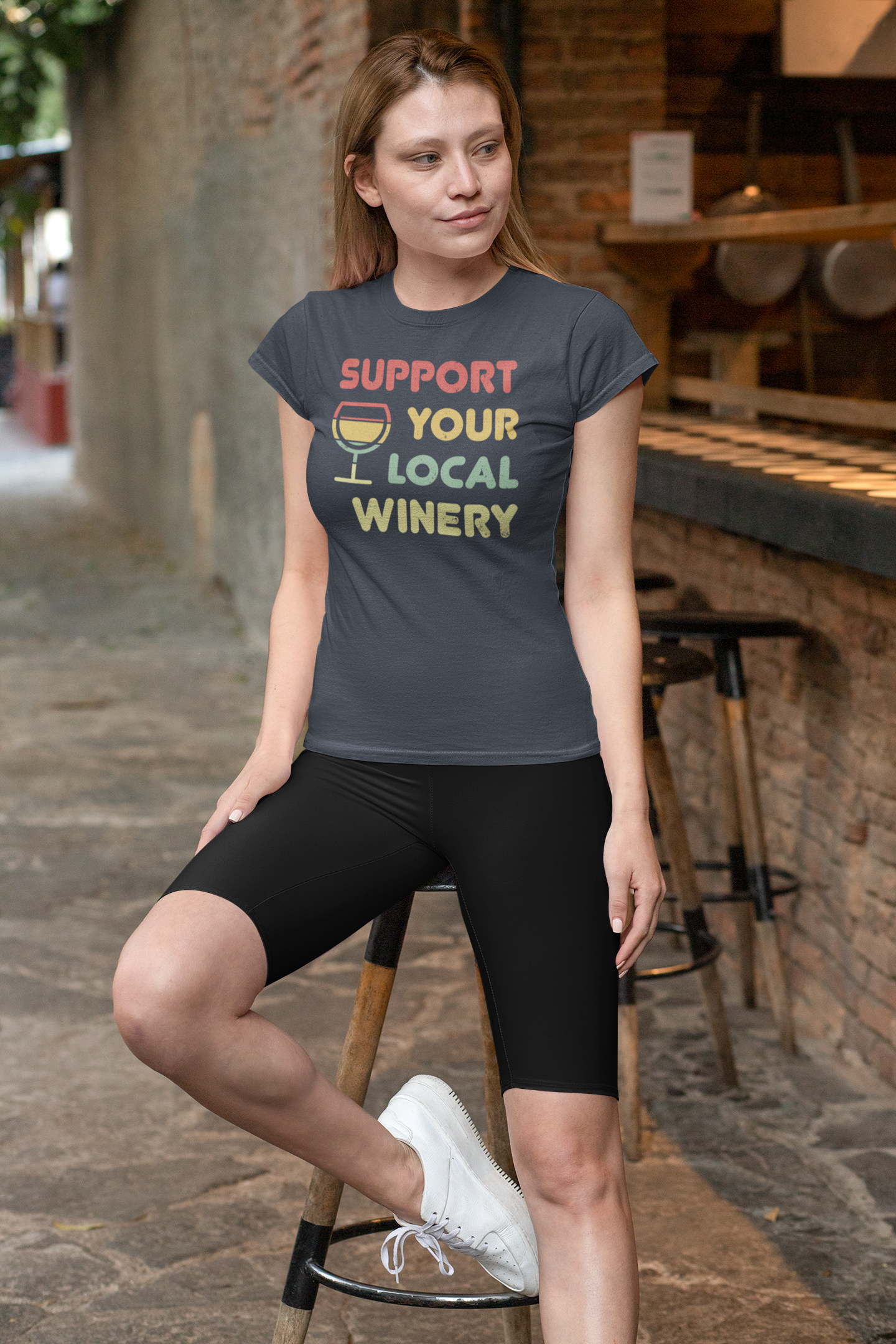 Support Your Local Winery - Women's Triblend Tee